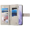 Redmi K80/K80 Pro/Poco F7 Pro Blue Leather Wallet Phone Case with Strap - 4