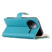 Redmi K80/K80 Pro/Poco F7 Pro Blue Leather Wallet Phone Case with Strap - 5