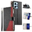 Redmi Note 12 4G/12R Pro Leather Wallet Case with Strap - Black - 1