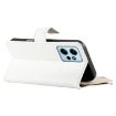 Redmi Note 12 4G/12R Pro Wallet Leather Case with Strap - White - 5