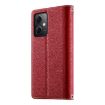 Redmi Note 12 5G/Poco X5 Leather Wallet Case with Strap - Red - 3