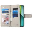 Redmi Note 13 Pro/Poco X6 Leather Wallet Case with Strap (Black) - 4