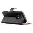 Redmi Note 13 Pro/Poco X6 Leather Wallet Case with Strap (Black) - 5