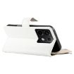 Redmi Note 13 Pro/Poco X6 White Leather Wallet Case with Strap - 5