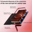 Huawei Mate XT GKK Magnetic Flip Case with Rotating Bracket - Black - 4