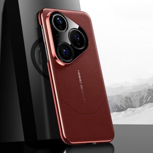 Huawei Pura 80 5G Red Electroplated Imitation Design Phone Case - 1