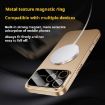 iPhone 16 Pro Kalebol MagSafe Frosted PC Case White Large Window - 3