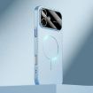 iPhone 16 Plus Kalebol MagSafe Frosted PC Case - Sierra Blue - 1
