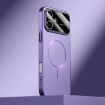 iPhone 16 Kalebol MagSafe Frosted PC Case - Deep Purple, Large Window - 1