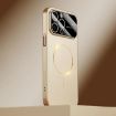 iPhone 15 Pro Max Kalebol MagSafe Frosted PC Case - Desert Gold - 1