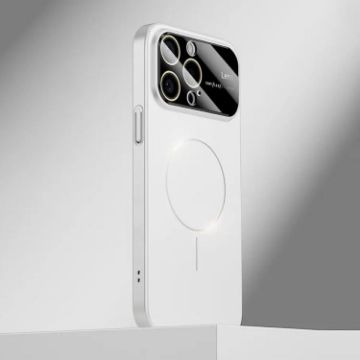 iPhone 15 Pro Max Kalebol MagSafe Frosted PC Case White - 1
