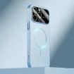 iPhone 15 Pro Max Kalebol MagSafe Frosted PC Case - Sierra Blue - 1