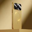 iPhone 15 Kalebol MagSafe Frosted PC Case - Khaki, Large Window - 1