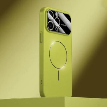 iPhone 13 Pro Kalebol MagSafe Frosted PC Case - Avocado Green - 1