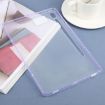 Samsung Galaxy Tab S9/S10 FE Taro Purple TPU Clear Acrylic Case - 2