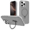 iPhone 16 Pro Kalebol Metal Lens Frame MagSafe Case Grey - 1