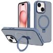 iPhone 15 Plus Kalebol Metal Lens Frame MagSafe Case Sierra Blue - 1