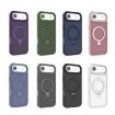 iPhone 13 Dark Green Metal Lens Frame MagSafe Holder Frosted Case - 2
