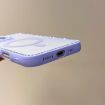 iPhone 15 Pro Rose Gold Rhinestone MagSafe Case with Large Lens Hole - 6