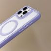 iPhone 14 Pro MagSafe Case with Large Lens Hole & Rhinestone Frame - Rose Gold - 5