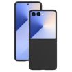 Samsung Galaxy Z Flip7 Black PC Phone Case - Kalebol Paint-Sprayed Solid Color - 1