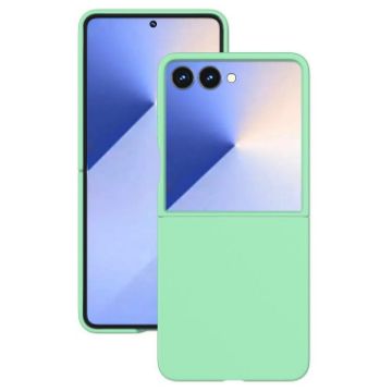 Samsung Galaxy Z Flip6 Light Green Solid Color PC Phone Case - 1
