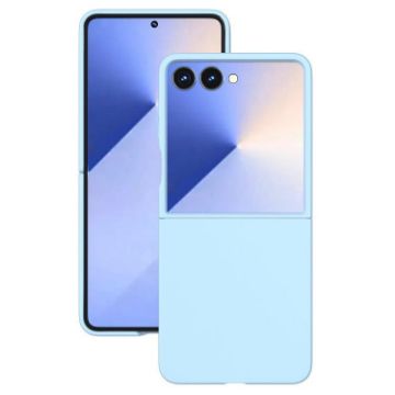 Samsung Galaxy Z Flip5 Light Blue PC Phone Case - Kalebol Paint-Sprayed - 1