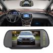 7" IPS HD Screen AHD Touch Button Car Rearview Camera Monitor Kit Black - 2