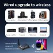 Portable Bluetooth Receiver AUX Adapter with USB, TF Card, Remote - Black - 5