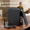 Portable Bluetooth Receiver AUX Adapter with USB, TF Card, Remote - Black - 7