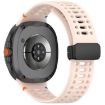 Samsung Galaxy Watch 8/8 Classic Pink Silicone Band Magnetic Buckle - 2
