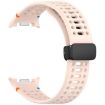 Samsung Galaxy Watch 8/8 Classic Pink Silicone Band Magnetic Buckle - 3