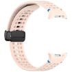 Samsung Galaxy Watch 8/8 Classic Pink Silicone Band Magnetic Buckle - 4