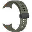 Samsung Galaxy Watch 8/8 Classic Magnetic Buckle Silicone Band Green - 3
