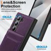 Samsung Galaxy Z Fold6 Leather Case with Card Holder & Tempered Film - 5