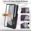 Samsung Galaxy Z Fold6 Leather Case with Card Holder & Tempered Film - 7