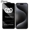 iPhone 15 Pro Max 25pcs Shockproof Edge Airbag Tempered Glass Film - 1