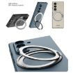 Galaxy Z Fold7 5G GKK Ultra-thin Magnetic Case with Rotating Bracket - Grey - 3