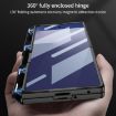 Samsung Galaxy Z Fold7 5G Silver Magnetic Full Cover Case with HD Film - 3
