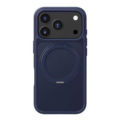 iPhone 17 Pro Max Kalebol Frosted MagSafe Acrylic TPU Case Navy Blue - 1