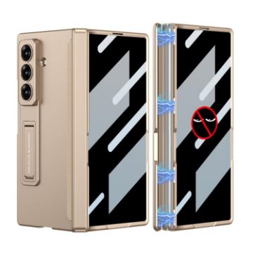 Samsung Galaxy Z Fold7 5G Gold Magnetic Privacy Case Full Cover GKK - 1