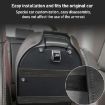 Toyota RAV4 2000 Armrest Box Leather Cover - Carbon Fiber Black - 6