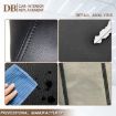 Toyota Prius 2004-2009 Armrest Box Leather Cover - Black - 6