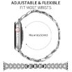 Apple Watch Band 38/40/41/S10 42mm 20mm Diamond Metal Silver - 2
