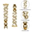 Huawei Watch Fit 4/Pro/3 20mm Diamond Metal Band (Gold) - Small Twist - 3