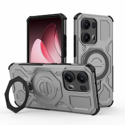 OPPO Reno13 Pro 5G Grey MagSafe Magnetic TPU+PC Phone Case - 1