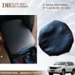 Toyota Prado 2010-2019 Armrest Box Leather Cover (Black Grey) - 2
