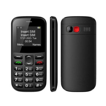 MXMID B210 Keypad Phone, 1.77" Display, LED Flashlight, Dual SIM, UK Plug - 1