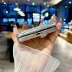 Huawei Pura X MagSafe Phone Case with Bracelet - White Pearlescent Shell - 3