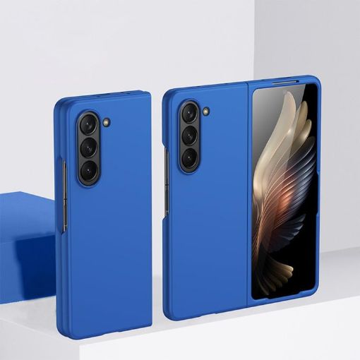Samsung Galaxy Z Fold7 Kalebol Ultra-thin Shockproof Case Royal Blue - 1